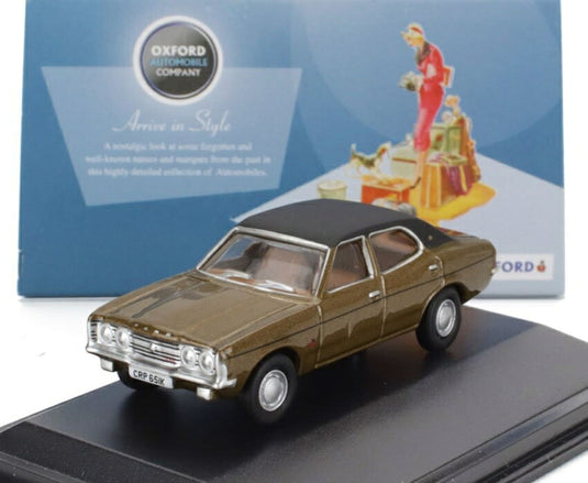 FORD ENGLANDフォードイングランド コルチナ MKII 1969 ブラウン ブラック / oxford 1/76 ミニカー