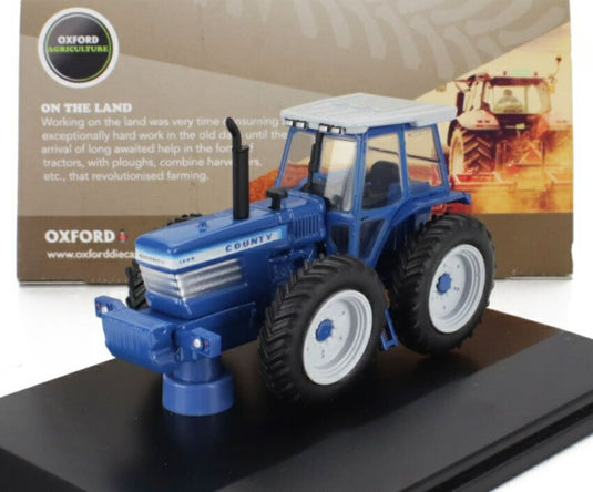 FORD ENGLANDフォードイングランド カウンティ トラクター 1995 ブルー グレー FARM TOYS / oxford 1/76 ミニカー