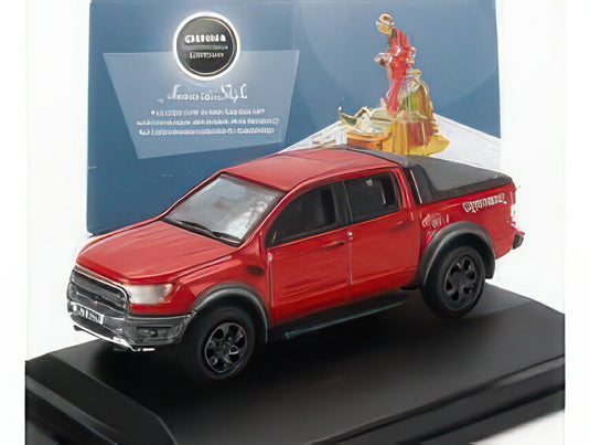 FORD USA RANGER RAPTOR PICKUP DOUBLE CABINE 2019 RED/OXFORD-MODELS 1/76ミニカー