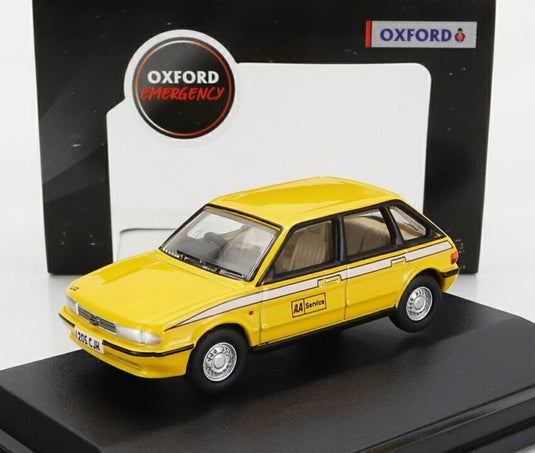 AUSTINオースチン マエストロ AA サービス 1983 イエロー / oxford 1/76 ミニカー