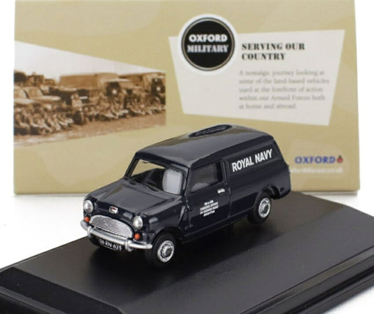 MORRISモーリス ミニバン ロイヤルネイビー 1965 ダークグレー / oxford 1/76 ミニカー