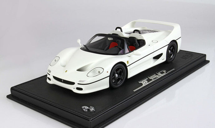 Ferrari F50 Coupe 1995 Spider VersionBianco Avus Ruote Race/BBR 1/18ミニカー