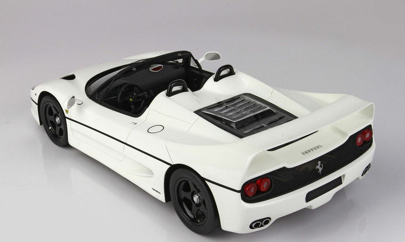 ギャラリービューアに画像をロードする, Ferrari F50 Coupe 1995 Spider VersionBianco Avus Ruote Race/BBR 1/18ミニカー
