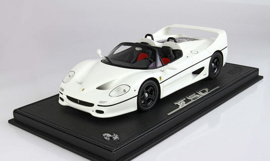 Ferrari F50 Coupe 1995 Spider VersionBianco Avus Ruote Race/BBR 1/18ミニカー