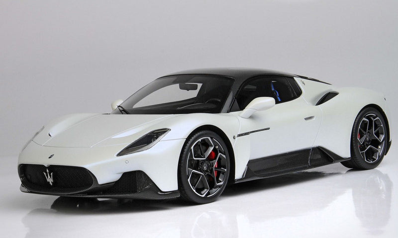 ギャラリービューアに画像をロードする, Maserati MC20Bianco Audace /Carbon Roof/BBR 1/18ミニカー
