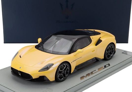 Maseratiマセラティ MC20 2020 Giallo Genioジャッロジェニオ Yellowイエロー / Maserati Models 1/18 ミニカー