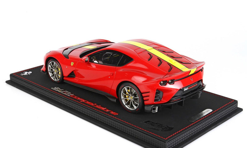 ギャラリービューアに画像をロードする, Ferrari 812 Competizione 2021Rosso Corsa 322/BBR 1/18ミニカー
