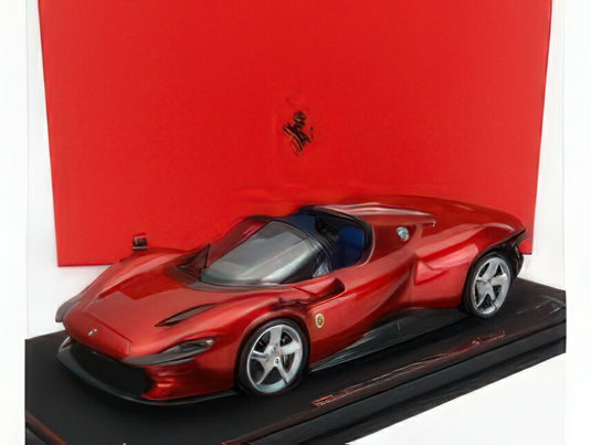 FERRARI  DAYTONA SP3 OPEN ROOF ICONA 2022 ROSSO MAGMA  RED MET/BBR 1/18ミニカー