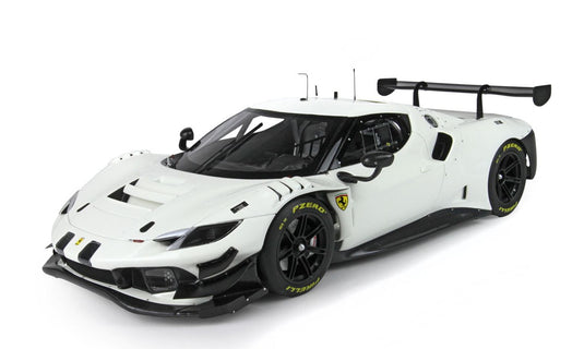 Ferrari 296 GT3 2022 - Cerchi Nero OpacoBianco Avus/BBR 1/18ミニカー