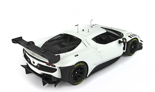 Ferrari 296 GT3 2022 - Cerchi Nero OpacoBianco Avus/BBR 1/18ミニカー