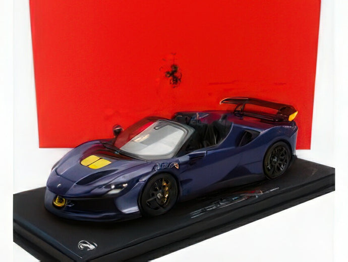 FERRARI  SF90 XX STRADALE SPIDER 2024 BLU ELETTRICO  BLUE YELLOW/BBR 1/18ミニカー