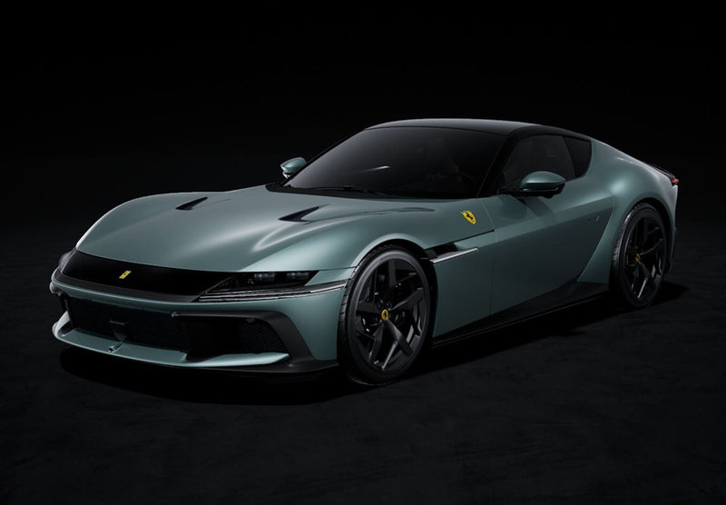 ギャラリービューアに画像をロードする, 【予約】2025年発売予定FERRARI 12 CILINDRI COUPE V12 830cv 2024 CELESTE TREVI LIGHT BLUE MET/BBR 1/18ミニカー 48台限定
