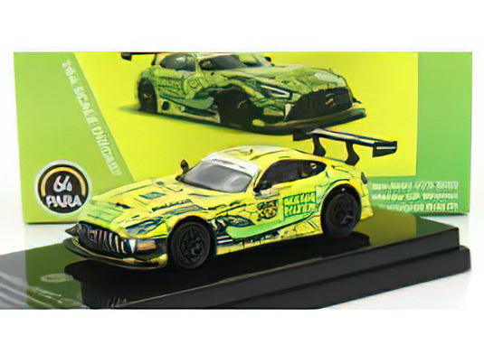 MERCEDES BENZ - GT3 AMG EVO TEAM LANDGRAF RACING N 48 WINNER FIA GT WORLD CUP MACAU 2023 RAFFAELE MARCIELLO - YELLOW GREEN/PARAGON-MODELS 1/64ミニカー