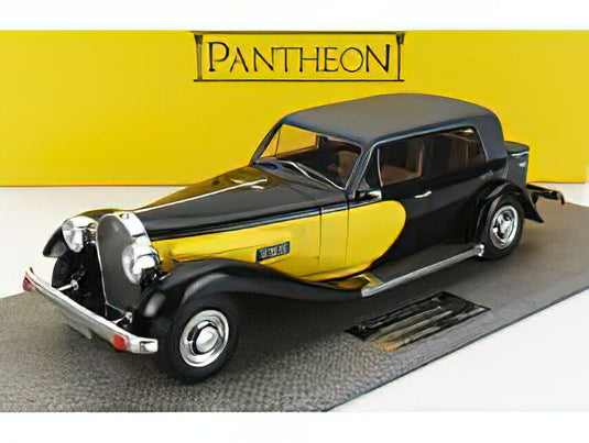 PANTHER - DE VILLE LHD 1974 - BLACK YELLOW/PANTHEON 1/18ミニカー