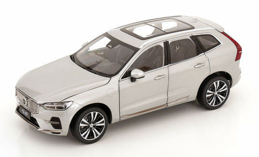 Volvoボルボ XC60 Rechargeリチャージ 2022 シルバー / Paudi 1/18 ミニカー