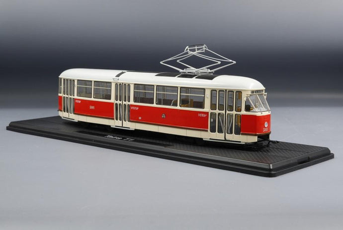 Tatra T1 トラム プラハ レッド ライトベージュ/ Premium ClassiXXs 1/43 ミニカー