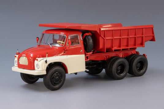 Tatra T138 S1 ダンプトラック レッド ホワイト/ Premium ClassiXXs 1/43 ミニカー