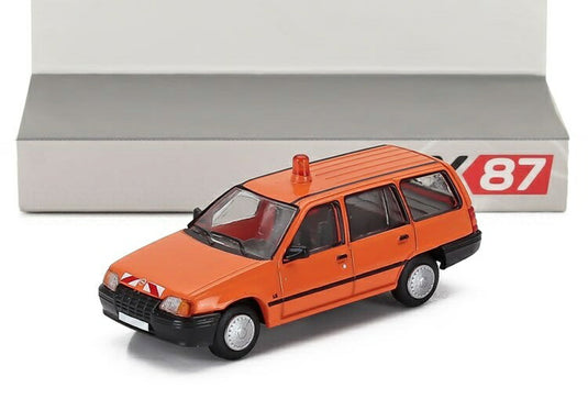 OPELオペル KADETTカデット E キャラバン SW ステーションワゴン 自治体 1985 オレンジ / PREMIUM CLASSIXXS 1/87 ミニカー
