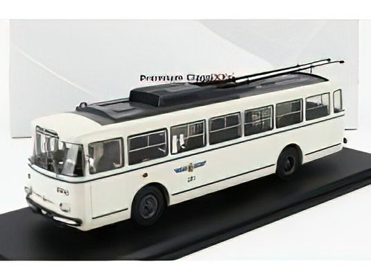 SKODA 9TR AUTOBUS FILOBUS TRASPORTO PUBBLICO 1961 CREAM GREY BLUE/PREMIUM CLASSIXXS 1/43ミニカー