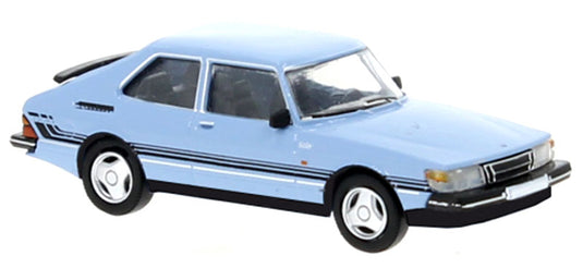 Saabサーブ 900 Turbo 1986 Decorated Light Blue / PCX87 1/87 ミニカー 模型