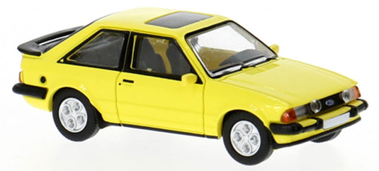 Fordフォード Escort MK III XR3i 1982 Yellowhig / PCX87 1/87 ミニカー 模型