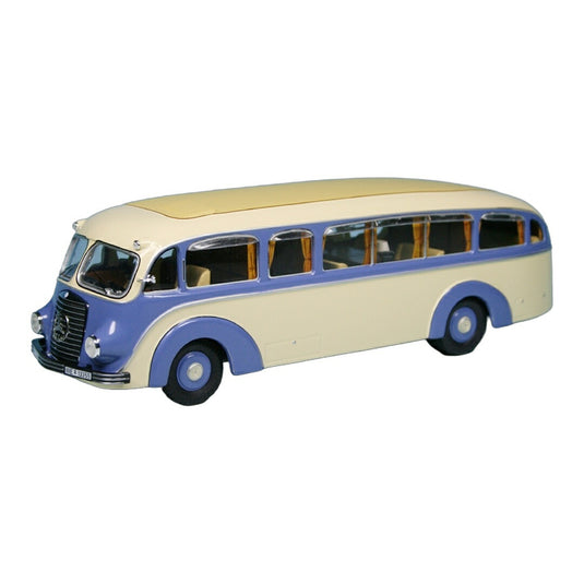 Mercedes Benzメルセデスベンツ LO 3500 トラベリングバス クリーム＆ブルー 750台限定 / Premium ClassiXXs 1/43 ミニカー