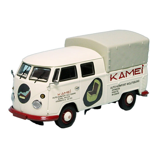 VWフォルクスワーゲン T1 Bulli ダブルキャブ プラットフォーム/ターポリン Kamei 500台限定 / Premium ClassiXXs 1/43 ミニカー