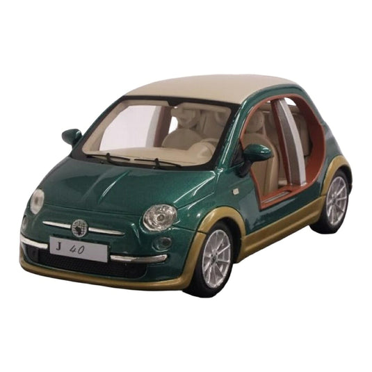 Fiatフィアット 500 Castagna EV Kadafi 2009 グリーン/ウッド / Premium Collectibles 1/43 ミニカー