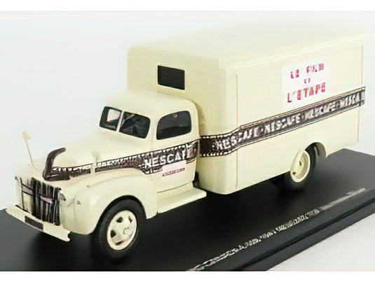 FORD USA - CANADA TRUCK VAN NESCAFE 1947 - CREAM BROWN/PERFEX 1/43ミニカー