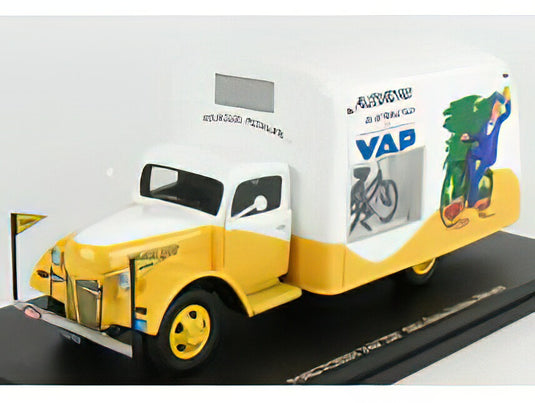 FORD USA - TRUCK VAN POISSY VAP TDF 1951 - YELLOW WHITE/PERFEX 1/43ミニカー