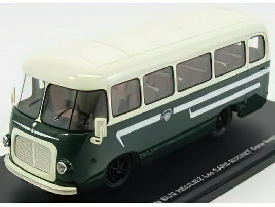 RENAULT - GALION AUTOBUS HEULIEZ LES CARS BUCHET 1968 - GREEN WHITE/PERFEX 1/43ミニカー