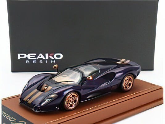 DE TOMASO  P72 2020  PURPLE MET GOLD/PEAKO 1/43ミニカー