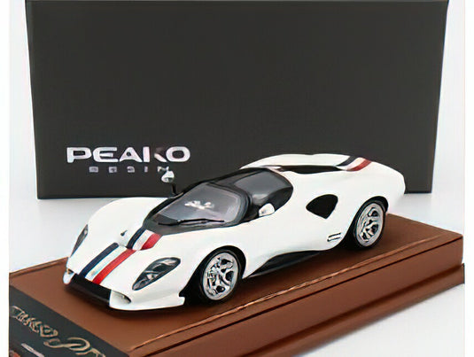 DE TOMASO  P72 2020  GLOSS WHITE/PEAKO 1/43ミニカー