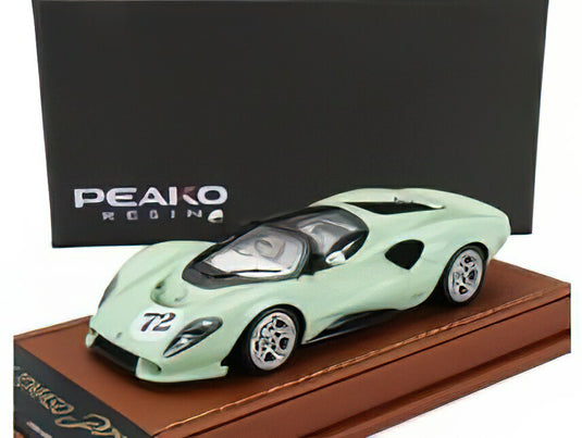 DE TOMASO  P72 N 72 RACING 2020  VERY LIGHT GREEN/PEAKO 1/43ミニカー