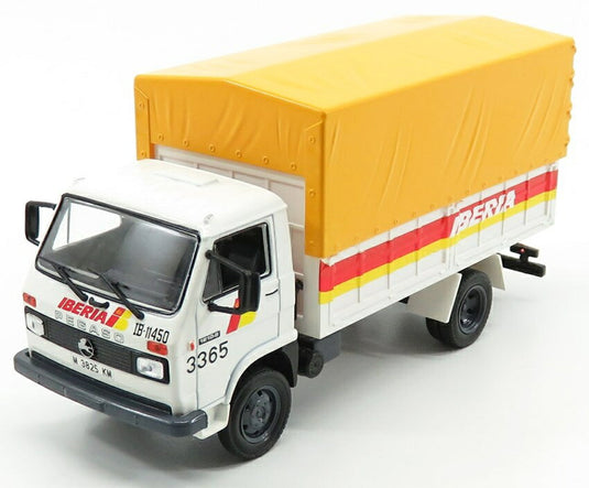 PEGASOペガソ EKYS 1210 トラック IBERIA 1986 ホワイトイエロー ALTAYA-PEGASO-COLLECTION-SALVAT / EDICOLA 1/43 ミニカー