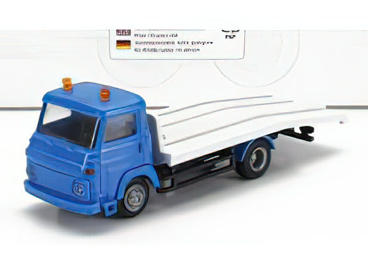 ALFA ROMEO - A19 TRUCK ASSISTANCE CARRO ATTREZZI - TOW TRUCK ROAD SERVICE 2-ASSI - BLUE LIGHT GREY/IGRA-MODEL 1/87ミニカー