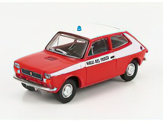 FIAT 127 VIGILI DEL FUOCO 1971 RED WHITE/BREKINA 1/87ミニカー
