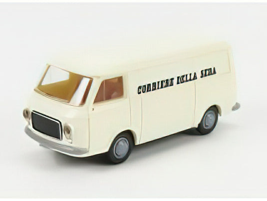 FIAT 238 VAN IL CORRIERE DELLA SERA 1969 WHITE/BREKINA 1/87ミニカー