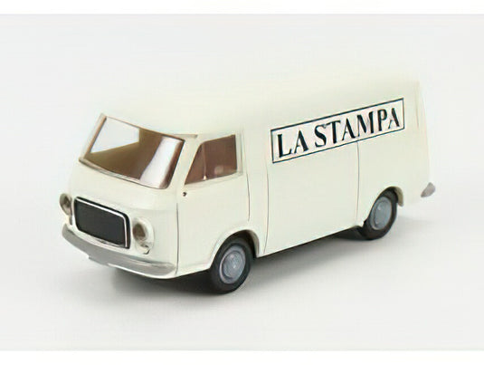 FIAT 238 VAN LA STAMPA 1969 WHITE/BREKINA 1/87ミニカー