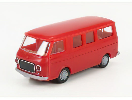 FIAT 238 MINIBUS 1969 RED/BREKINA 1/87ミニカー
