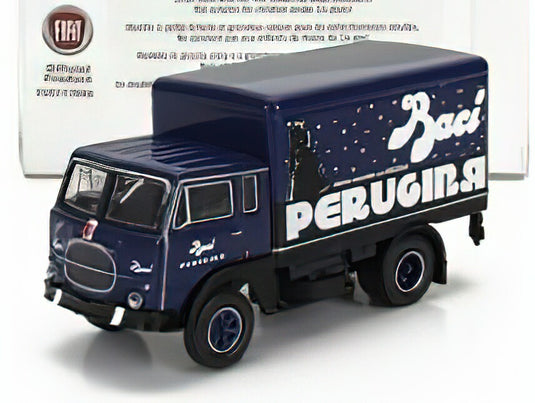 FIAT 642 TRUCK CASSONATO PERUGINA 1962 BLUE/BREKINA 1/87ミニカー