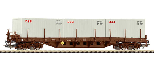 HOゲージ 鉄道模型 Piko ピコ DSB Rs container wagon Era IV with 3x 20 containers DSB DC