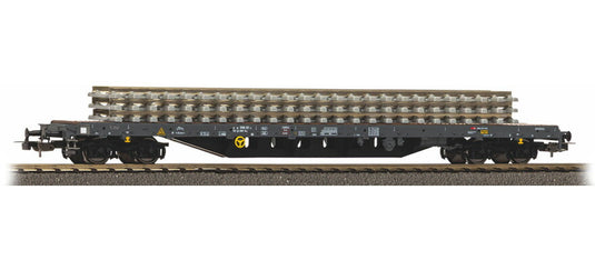 HOゲージ 鉄道模型 Piko ピコ CH SBB Flat wagon construction train I Era VI loaded with concrete sleeper stack DC