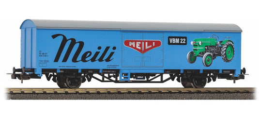 HOゲージ 鉄道模型 Piko SBB Meili Traktoren 有蓋貨車 Era VI DC