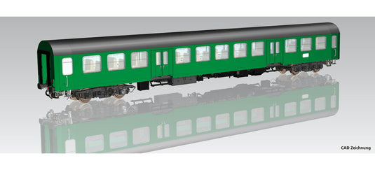HOゲージ 鉄道模型 客車 Piko ピコ DR Halberstadt center entrance carriage 2nd class Era IV DC