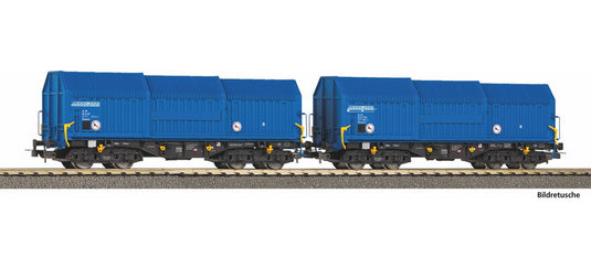 HOゲージ 鉄道模型 Piko ピコ VTG Set of two telescopic hood wagons Era VI Power system DC