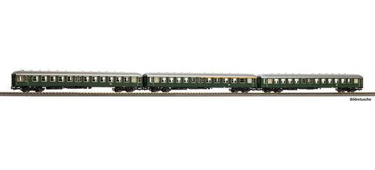 HOゲージ 客車 Piko ピコ DB Set of 3 yl cars with control car Era III Power system DC