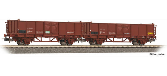 HOゲージ 鉄道模型 貨車 Piko ピコ FS Set of two open freight cars Era V DC