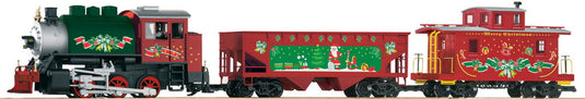 Gゲージ 鉄道模型 Piko ピコ Christmas set starter set steam locomotive 0 6 0 and 2 freight cars DC