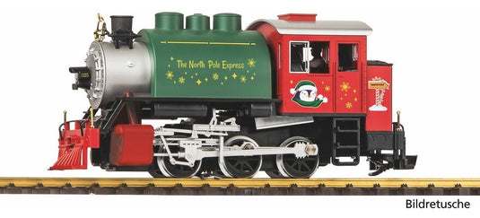 Gゲージ 鉄道模型 Piko ピコ North Pole Express XMAS saddle tank steam locomotive DC
